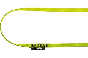 EDELRID Unisex - Adulti Tech Web Sling 12 mm II Imbracatura, Verde Fluo, 60 cm