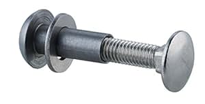 Viti Testa Piatta 3/8-16 25 Viti Tappo A Testa Piatta 3/8-16 X 1-1/2 Grado 8 - Acciaio Con Finitura Ossido Nero, Per Chiave Esagonale Viti Acciaio Esagonale - Foto 5