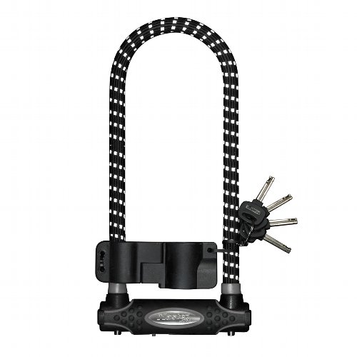 Preisvergleich Produktbild Reflektierendes Bügelschloss Rennradschloss Fahrradschloss 280 mm Hoch