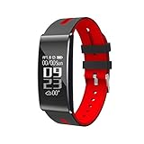 Following Fitness-Tracker, Herzfrequenz-Monitor, Aktivitätstracker mit angeschlossenem GPS-Tracker, Schrittzähler, Schlaf-Monitor, IP67, wasserdicht, Schrittzähler, Smart-Armband