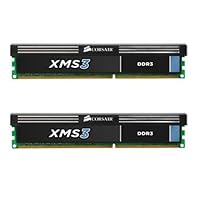 Corsair CMX8GX3M2A1600C9 XMS3 8GB (2x4GB) DDR3 1600 Mhz CL9 Performance Desktop Memory