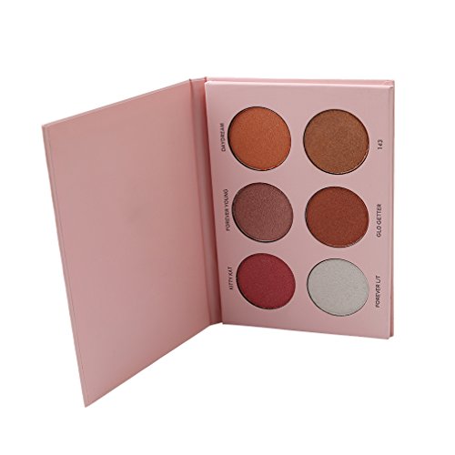 Stayeal 6 Farben Lidschatten Palette Gläzende Palette Kosmetik Palette - 5