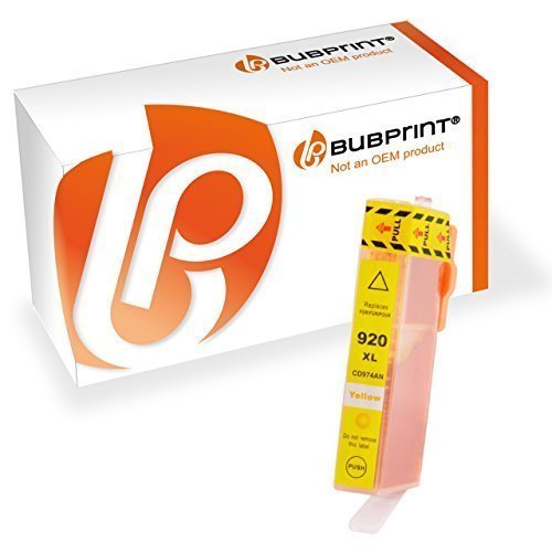 Druckerpatrone kompatibel für HP 920 XL 920XL Yellow mit Chip und Füllstand