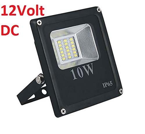 LEDmich © 12v SMD LED Flutlicht Strahler 10w Scheinwerfer 12 Volt Fluter Neutralweiß für außen und innen IP65