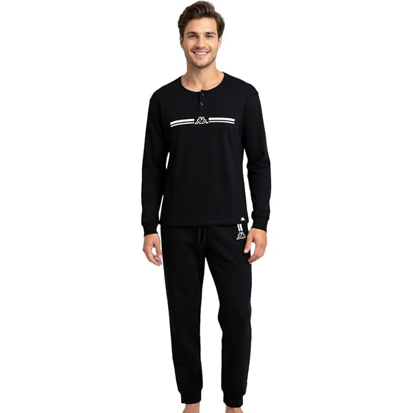 Nottingham Pigiama da uomo lungo in cotone interlock: in offerta a 19