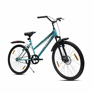 Leader Urban Womens 26T with Front Suspension and Disc Brake for Girls/Ladies | Sea Green/Black | Ideal for 12+ Years - Road Bike (Frame Size: 18 Inches )