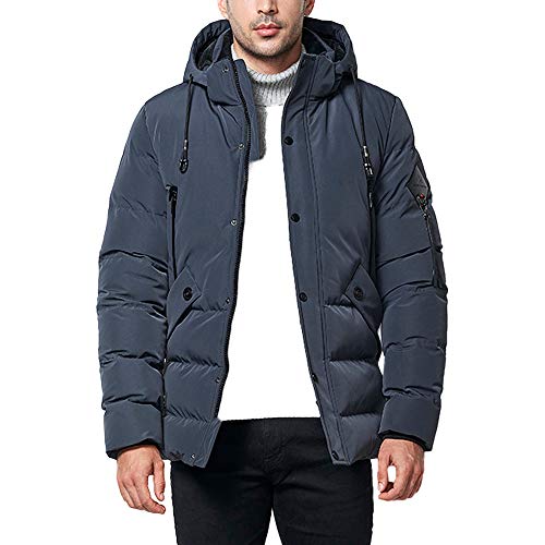 Preisvergleich Produktbild Luckycat Herrenmode Winter Hoodie Pocket Zipper verdickte Baumwolle Outwear Jacke Mantel Winterjacke Steppjacke Daunenjacke Parka Mäntel Jacken
