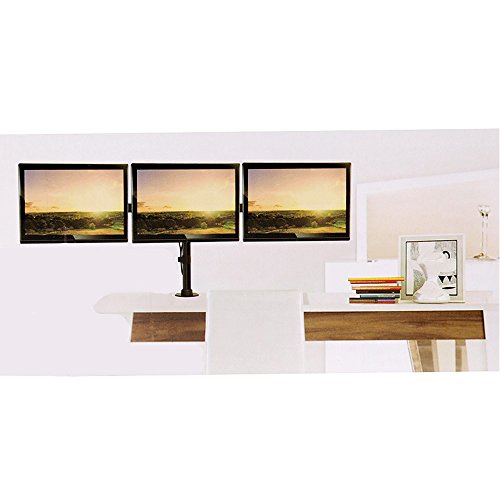 Maclean MC-691 3-Fach Tischhalterung Multi Monitorarm Monitorhalterung 13″-27″ 3x8kg VESA 75×75 100×100 - 5
