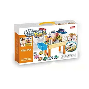 Mahi Enterprise? My Build N Learn Table Compatible 1000 Piece Building Blocks 2-in-1 Block Table for Kids, Boys, Girls, Toddlers