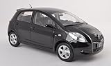  Toyota Yaris, schwarz , 2008, Modellauto, Fertigmodell, Paudi 1:18