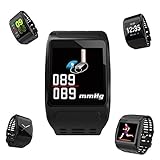 Smart Watch OLED-Farbbildschirm-Aktivitäts-Fitness-Tracker,Black