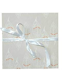 Leporello Fotoalbum mit Stoff 17x17 weiße Seiten