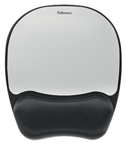 Fellowes Mauspad Memory Foam Handgelenkauflage Silberstreife