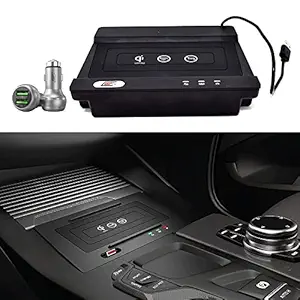 GFX Wireless Car Mobile Charger 10W Fast Charging Pad Custom Fit for Toyota Innova Crysta 2016 Onward | Innova Crysta Car Accessories