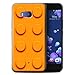 Produktbild Stuff4 Gel TPU Hülle / Case für HTC U11 / Orange Muster / Spielzeug Steine/Blöcke Kollektion