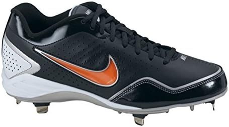 Nike Gamer Conversion Men's Baseball Cleat, Black/Metallic Silver/White, 15 D(M) UK/50 D(M) EU