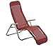 Produktbild Dehner Klappliege Brisbane, ca. 137 x 75 x 107 cm, Stahl/Textilene, rot