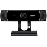 AUKEY Webcam 1080P Full HD with Stereo Microphone, Web Camera for Video Chat and Recording, Compatible with Windows, Mac and Android (PC-LM1)