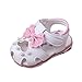Produktbild Baby Taufe Schuhe mit weicher rutschfester FrüHling Sommer SäUgling Junge MäDchen Mode Sneaker Pearl Bowknot Kinder Licht Leuchtend Casual Sandalen Schuhe Kleinkind Schuhe Weiche Sohle Stiefel Sankidv