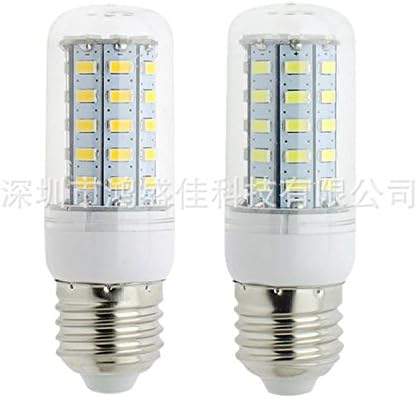 10 pieces,E2748smd5730110vled lamp lights corn energy saving lamp white, Warm White transparent enclosure , Warm White transparent housing