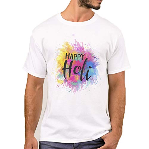 Dream gift Holi T-Shirt/Happy Holi/Holi Gifts/Holi Festival/Return Gifts White