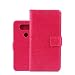 Produktbild LG V20 Hülle, LG V20 Schutzhülle, Alfort Carving Lederhülle Fashion Design Premium PU Leder Hohe Qualität Tasche Case Cover Kasten Abdeckung Wallet für LG V20 5.7" Smartphone Funktion Standfunktion Unterstützte Telefone und Magnetverschluss mit Schmetterling ( Rote )
