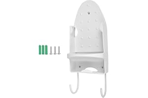 LOAZYANC Porte-panneau de repasse de carte de repose-repose-repose-carreau mural support de fer électrique sur le panier de porte Organisateur pour buanderie blanche