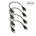 MMNNE 4Pack 6inch HDMI Male to Male Cable RS.2396.00