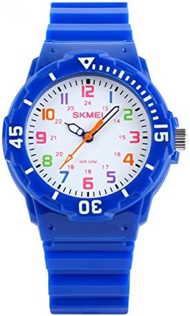 SENCEE Fashion Cute Boys Girls Students Wrist Watches Casual Wristwatches Watches Quartz Waterproof Watch Blue
