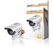 Produktbild hochwertige gefälschte solarbetriebene CCTV Überwachungskamera-Attrappe mit blinkendem LED Licht - drinnen und draußen by DELIAWINTERFEL