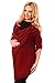 Purpless Maternity and Nursing Cardigan 9005 (UK 8-10, Burgundy)