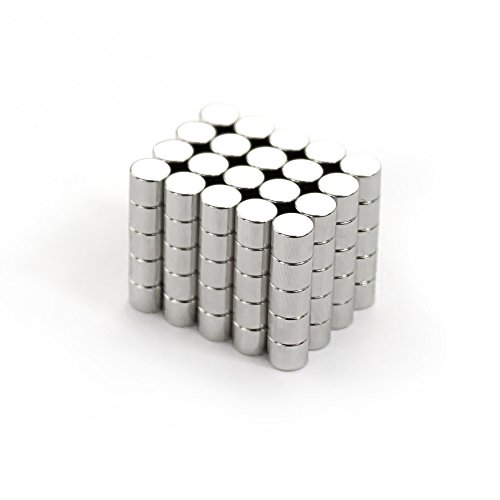 Oblique-Unique® 100 Neodym-Super-Magnete Rund 5 x 4 mm