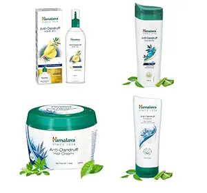 Himalaya - A Complete Anti Dandruff Kit Anti Dandruff Shampoo 200 ML Conditioner 100 ML Hair Cream 100g And Antidandruff Oil 100Ml