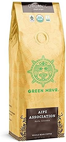 GREEN MAYA AIPE Association 100% Certified Organic Specialty Colombian Coffee Beans