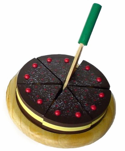 Christian Tanner 0926.2 - Tarta de Chocolate de Madera con un Cuchillo