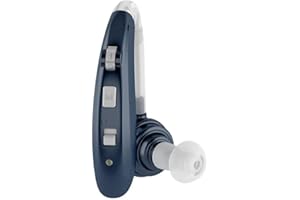 MeraPrime Dispositivo para aumenar el volumen de los sonidos | Mejora la percepción de los sonidos y la comunicación | 3 Modos de escucha | Reducción del ruido (SteroSingle, Blue)