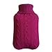Produktbild Bobopai 1x Knitted Cover for Hot Water Bottle 2000ml - Knitted Insulator - Cover only (Hot Water Bottle not Included)-31 * 20cm- Purple