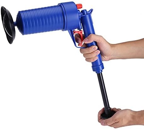 Drain Pump Pipe Dredge Cleaning Tool Air Power Drain Blaster for Toilet Bathtub Sink Floor Drain
