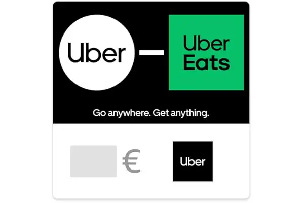Tarjeta regalo Uber - para España - por correo electrónico