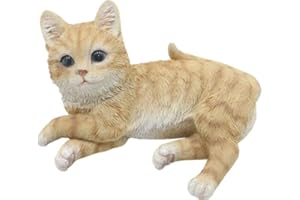 Bambelaa! Statuetta decorativa da giardino, in poliresina, per interni ed esterni, colore beige, ca. 15,5 × 10 × 8 cm