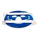 HealthAndYoga(TM) Anti-Fatigue Cooling Gel Face Mask with Strap-on Velcro | Facial Skin Refresh