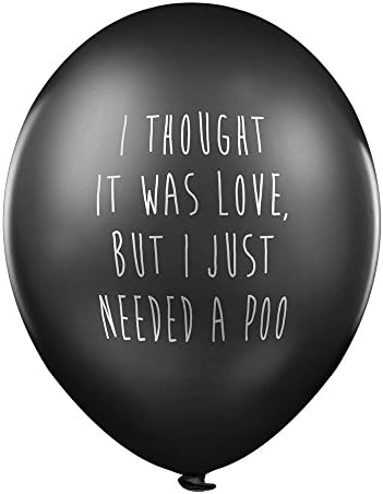 Rude Balloons – "I Thought it was Love" x 5 - Abusive funny valentines balloons