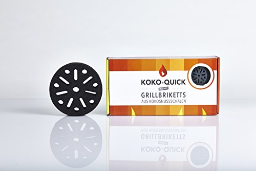 KOKO-QUICK – Instant Grillbriketts aus Kokosnussschalen - 2