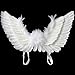 Price comparison product image Adult White Feather Fairy Angel Wings Hen for Night Party Fancy Dress Costume