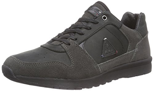 Le coq Sportif GASPAR LEATHER LOW-153, Herren Sneakers, Schwarz (Black), 43 EU (9 Herren UK)