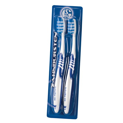 Preisvergleich Produktbild FC Schalke 04 Zahnbürste 2er-Set
