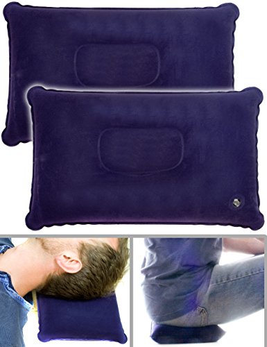 HomeToolseu-Oreiller-de-voyage-bleu-bleu-marine