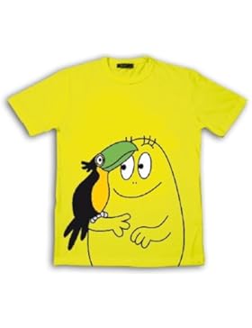 Les Barbapapas Compressed T-Shirt Druckluft Kids Kind Barbazoo (Größe / Size Large) 9/12 Jahre / Years