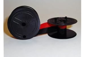 SMCO Sharp Electronic Calculator Ribbon Twin Spool Black & Red Ribbon - Fits all Twin Spool Models