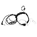 Produktbild Coodio Motorola TLKR Funkgeräte Kehlkopfmikrofon 1 Pin Security Ohrhörer Headset [Transparenter Akustikschlauch] Kopfhörer Mikrofon PTT Für Motorola TLKR Walkie-Talkie PMR